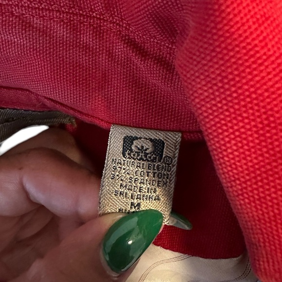 I. E. Red trench coat excellent condition Medium - Picture 3 of 6